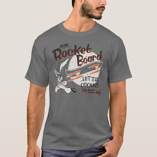 ワイル・イー・コヨーテ™ ACME ロケットボード Tシャツ (正面)