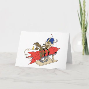 ワイル·エ。コヨーテが赤ロケット打ち上げ カード