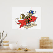 ワイル・E・コヨーテ赤ロケット発射装置 ポスター (キッチン)