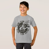 ワイル・E・コヨーテ アークメ チーム レーシング モノクロ Tシャツ (正面フル)