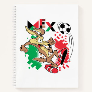 ワイル・E・コヨーテ™ チームメキシコ サッカー グラフィック ノートブック