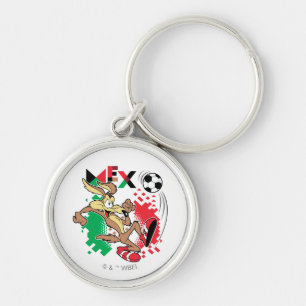 ワイル・E・コヨーテ™ メキシコ サッカー グラフィック キーホルダー
