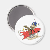 ワイル・E・コヨーテ 赤いロケットを発射 マグネット (正面/裏面)