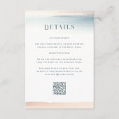 ワイレア結婚のQRコード エンクロージャーカード (正面)