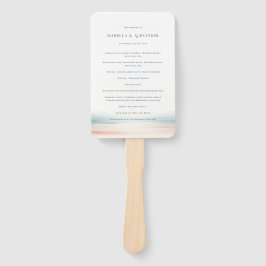 ワイレア結婚式 プログラム ハンドファン