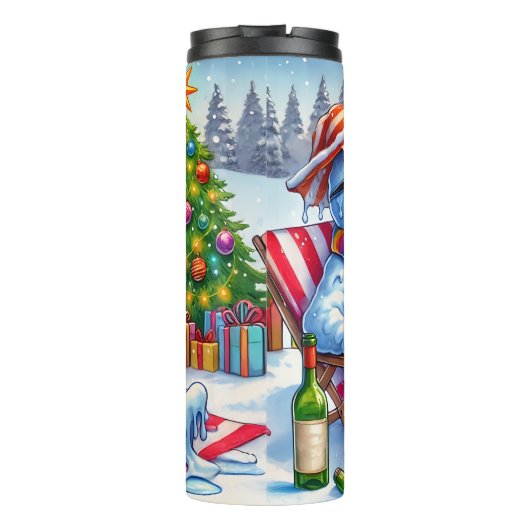 ワインおもしろいとのメルトダウン雪だるま タンブラー (裏面)