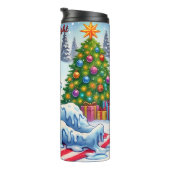 ワインおもしろいとのメルトダウン雪だるま タンブラー (回転右)