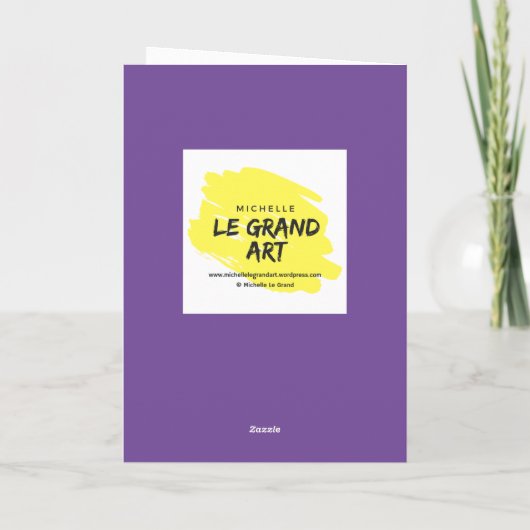 ワインおもしろいのクリスマスを飲む漫画の女性 シーズンカード (裏面)