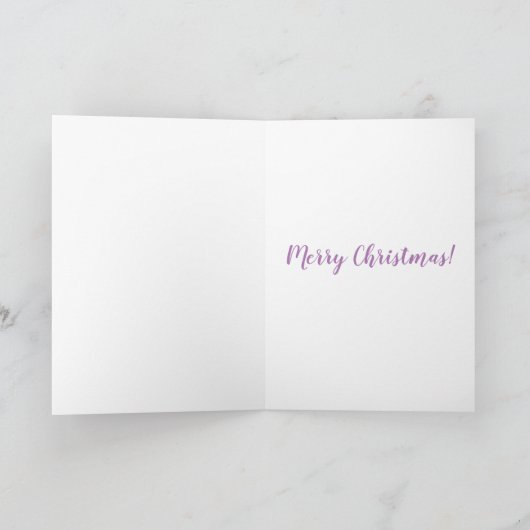 ワインおもしろいのクリスマスを飲む漫画の女性 シーズンカード (内部)