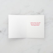 ワインおもしろいをテーマにした従兄弟誕生日 カード (内部)