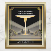 ワインおよびスパークリングワインボトルラベル ワインラベル (シングルラベル)