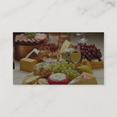 ワインおよびチーズパーティー 名刺 (裏面)