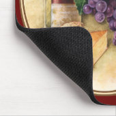 ワインおよびチーズ マウスパッド (コーナー)