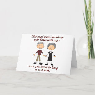 ワインおよび結婚 カード