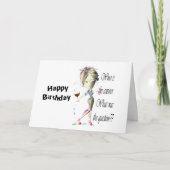 ワインが問題であるワイおもしろいンことわざの贈り物 カード (正面)