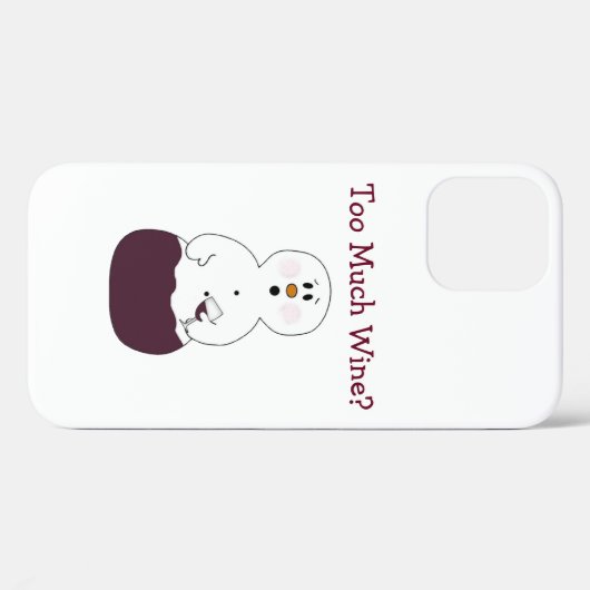 ワインが多すぎる Case-Mate iPhoneケース (裏面 (横))