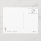 ワインが答え - 問題は何？？ ポストカード (裏面)