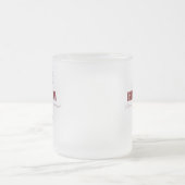 ワインが高価な大人の誕生日のマグカップを取得するように フロストグラスマグカップ (中央)