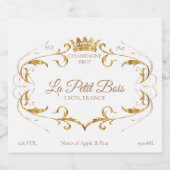 ワインきらめくボトルラベル スパークリングワインラベル (シングルラベル)