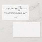 ワインくじベビーシャワーカード エンクロージャーカード (正面/裏面)