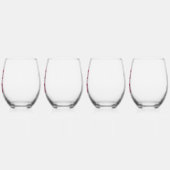 ワインじゃない ステムなしワイングラス (左)