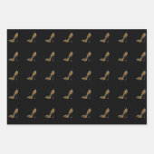 ワインできらめくスティレット ラッピングペーパーシート (正面2)