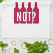 ワインではない キッチンタオル (折り畳み)