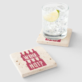 ワインではない ストーンコースター