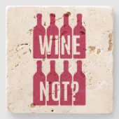 ワインではない ストーンコースター (正面)