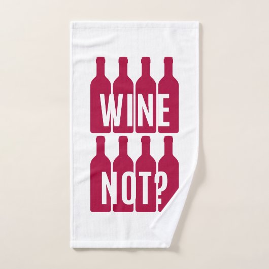ワインではない バスタオルセット (ハンドタオル)