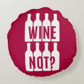 ワインではない ラウンドクッション (裏面)