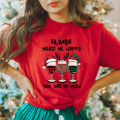 ワインでクリスマスTシャツが楽しめる Tシャツ