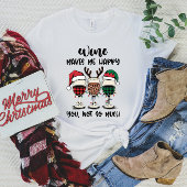 ワインでクリスマスTシャツが楽しめる Tシャツ