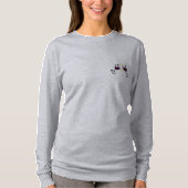 ワインとのヨガは忘れません"私のヨガ喘ぎます"を Tシャツ (正面)