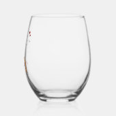 ワインとの会話 ステムなしワイングラス (左)