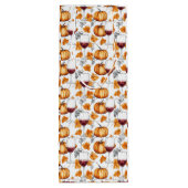 ワインとカボチャの水彩秋 ワインギフトバッグ (裏面)