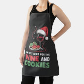 ワインとクッキーだけが楽しみなクリスマス エプロン (インサイチュ)