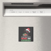 ワインとクッキーだけが楽しみなクリスマス マグネット (インサイチュ (食洗機))