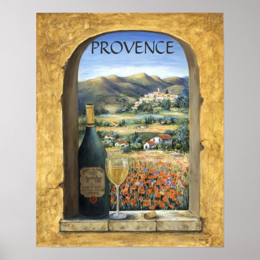 ワインとケシ ポスター (正面)