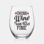 ワインとステムレス感じワイ素晴らしングラスを飲む ステムなしワイングラス (裏面)