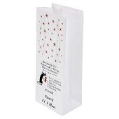 ワインとチョコレートのペアリングおもしろい ワインギフトバッグ (正面アングル)