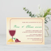 ワインとチーズのソ連パーティの招待状 招待状 (スタンド正面)