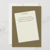 ワインとチーズのテイスティングパーティーの招待状 招待状 (裏面)