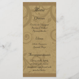 ワインとチーズのパーティーメニューラックカード メニュー