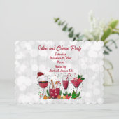 ワインとチーズのパーティー 招待状 (スタンド正面)