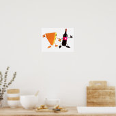 ワインとチーズのポスター ポスター (キッチン)