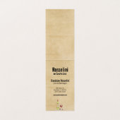 ワインとチーズのワイナリー折り畳み名刺 名刺 (内部フラット)