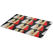 ワインとチーズの愛好家 カッティングボード (角)