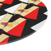 ワインとチーズの愛好家 カッティングボード (角)