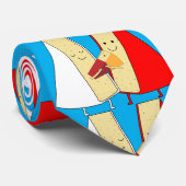 ワインとチーズの愛好家 ネクタイ (ロール)